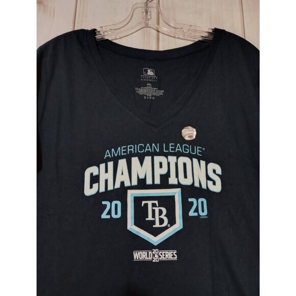 Genuine Merchandise Shirt Ladies 2xl Tampa Bay Baseball - Picture 3 of 5